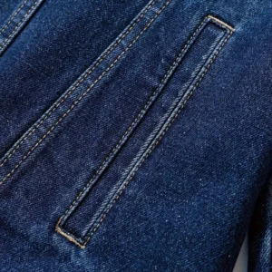 Iveco Denim jacket CAR1901132150, CAR  All Over Print Denim jacket - Blue