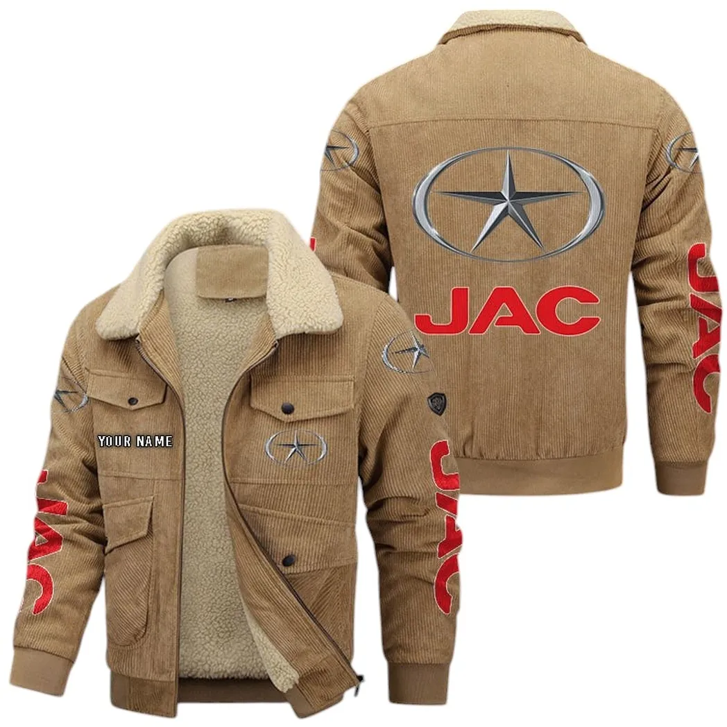 JAC Truck Corduroy Jacket For Men, Gift For JAC Truck Lovers CAR149022225900 - Khaki