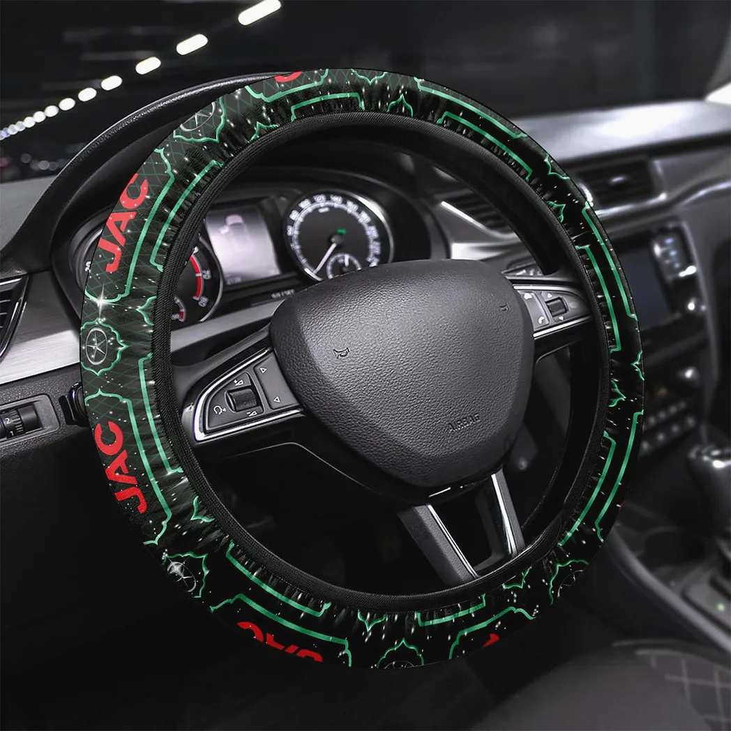 JAC Truck Steering Wheel Cover, Gift For JAC Truck Fan CAR146021725016 - Green