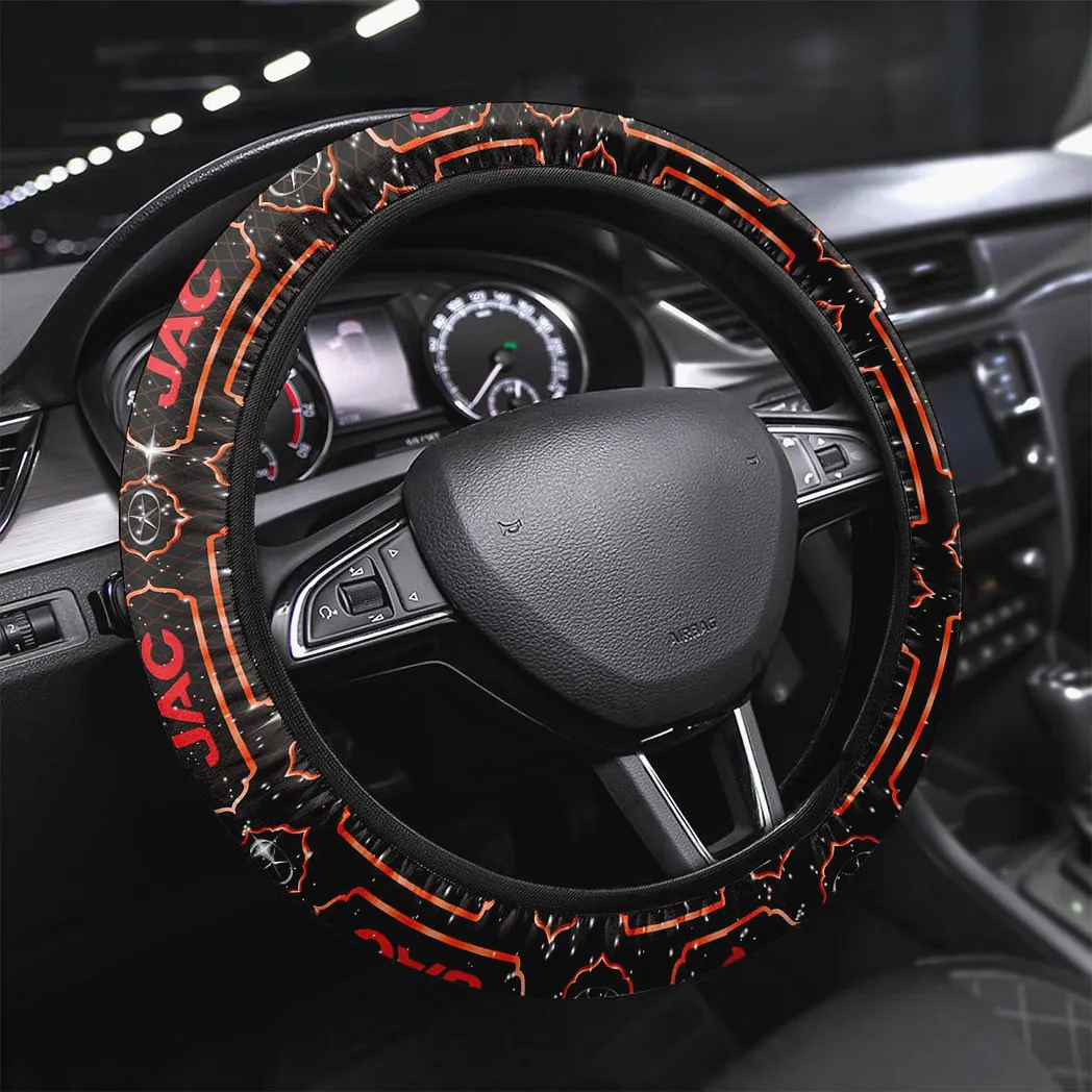 JAC Truck Steering Wheel Cover, Gift For JAC Truck Fan CAR146021725016 - Orange