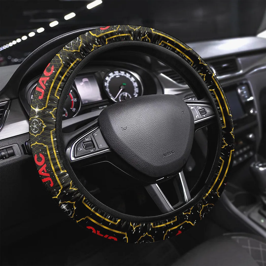 JAC Truck Steering Wheel Cover, Gift For JAC Truck Fan CAR146021725016 - Yellow