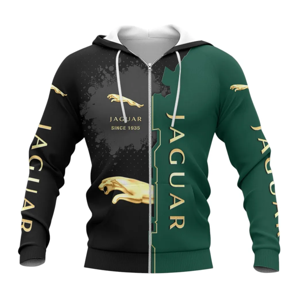 Jaguar Cars Zipper Hoodie, Gift For Jaguar Cars Lovers, Gift For Him, Husband, Boyfriend CAR44021725043-3
