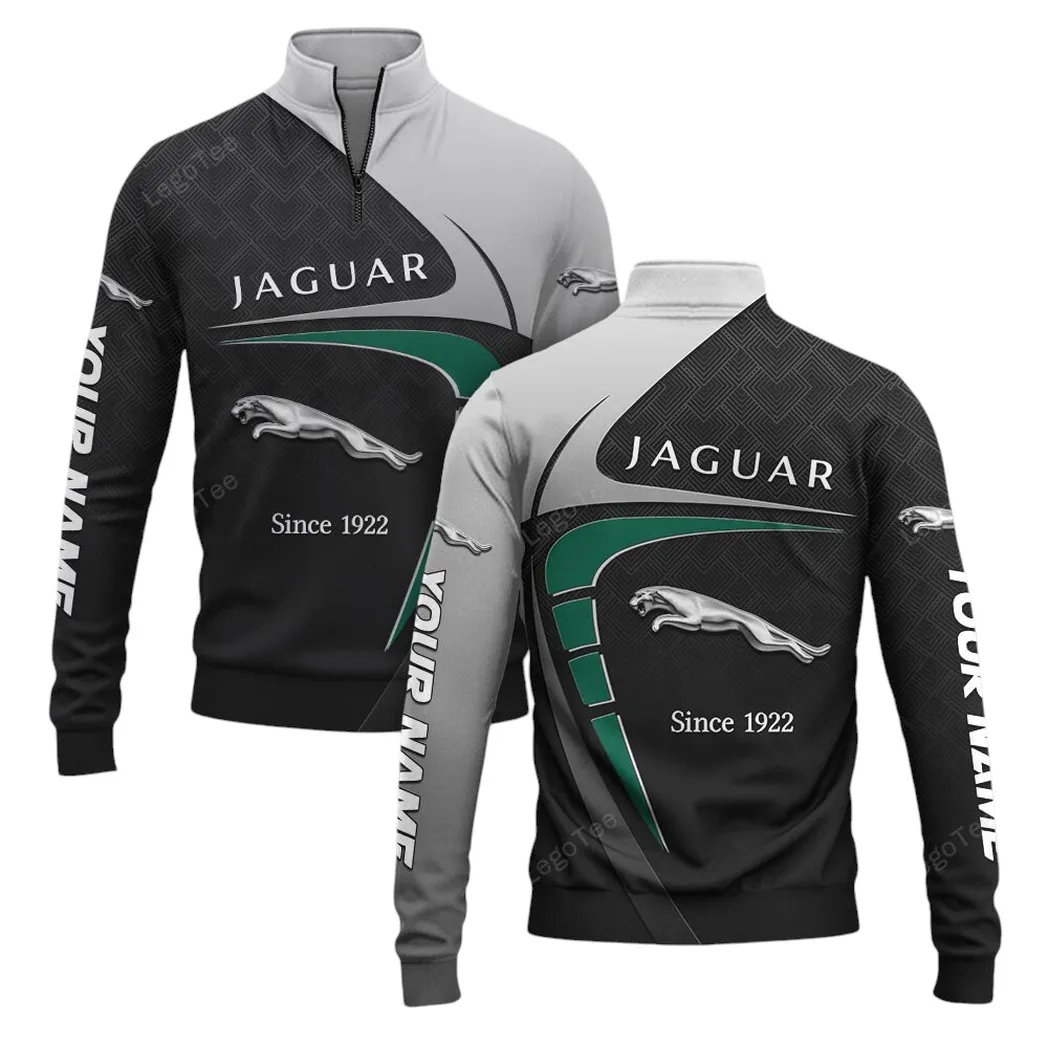 Jaguar Quarter-Zip Sweatshirt, Gift For Jaguar Lovers, Gift For Him, Husband, Boyfriend CAR11603032537