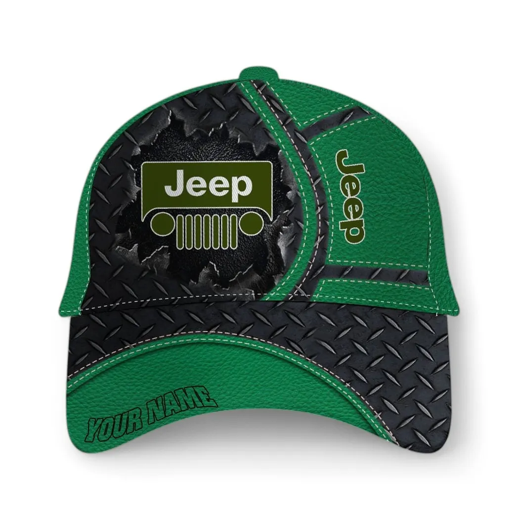 Jeep Classic Cap, Gift For Jeep Lovers, Gift For Him, Husband, Boyfriend - Green CAR49021825035-4