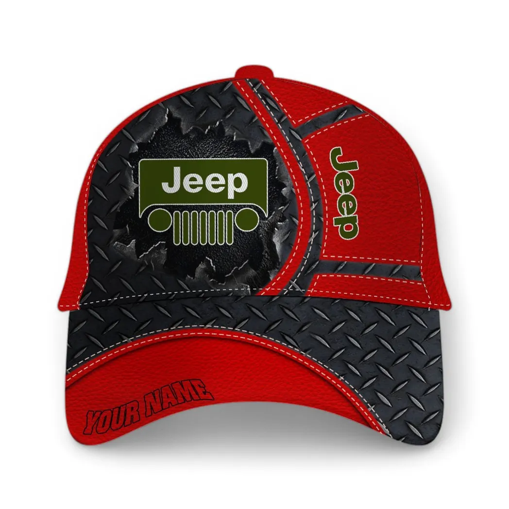 Jeep Classic Cap, Gift For Jeep Lovers, Gift For Him, Husband, Boyfriend - Red CAR49021825035-6