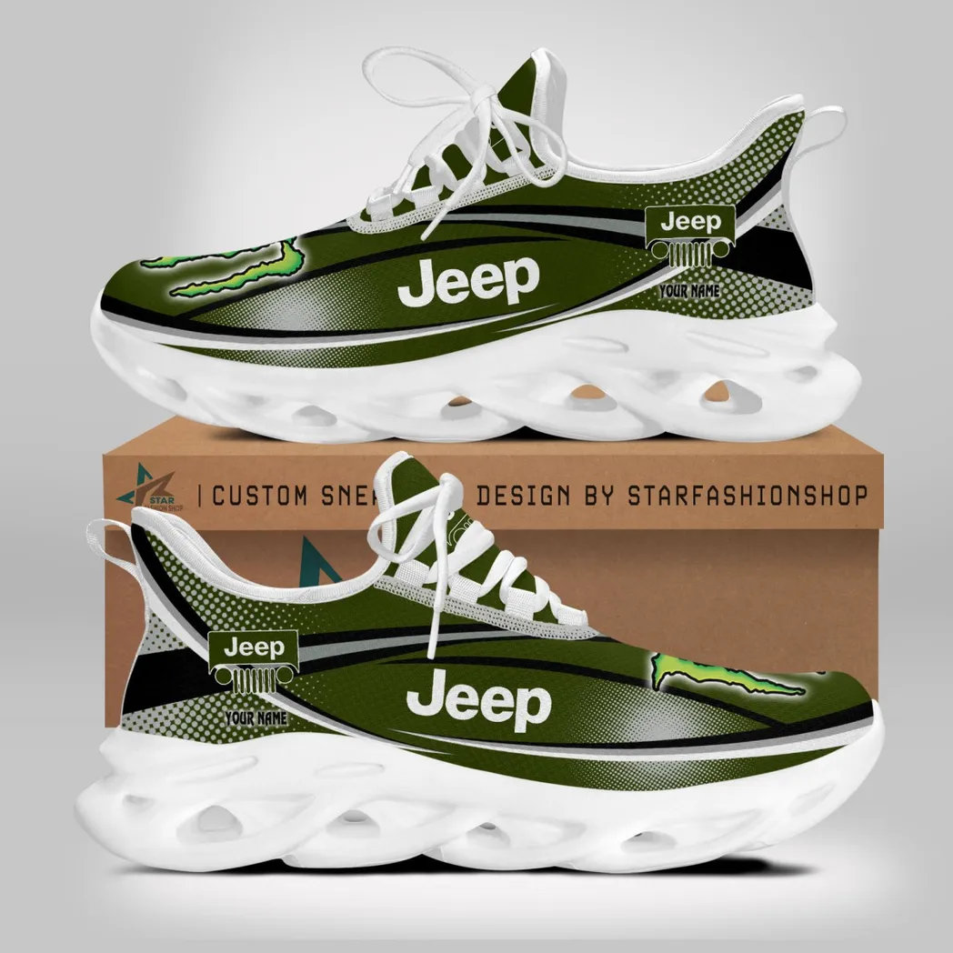 Jeep Running Shoes, Gift For Jeep Lovers, Gift For Him, Husband, Boyfriend CAR79022425071 - White