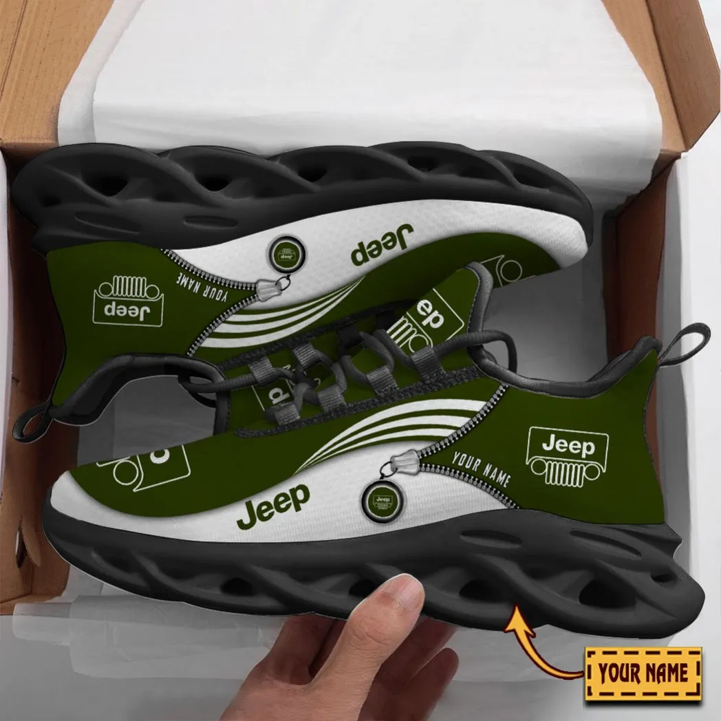 Jeep Running Shoes, Gift For Jeep Lovers, Gift For Him Husband, Boyfriend CAR8502242535 - Black