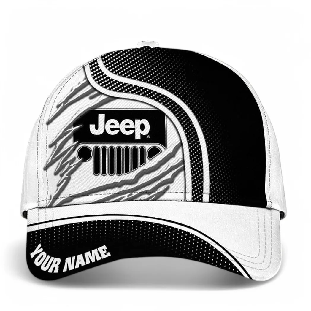 Jeep Wrangler Classic Cap, Gift For Jeep Wrangler Lovers, Gift For Him, Husband, Boyfriend CAR50021825048 - White
