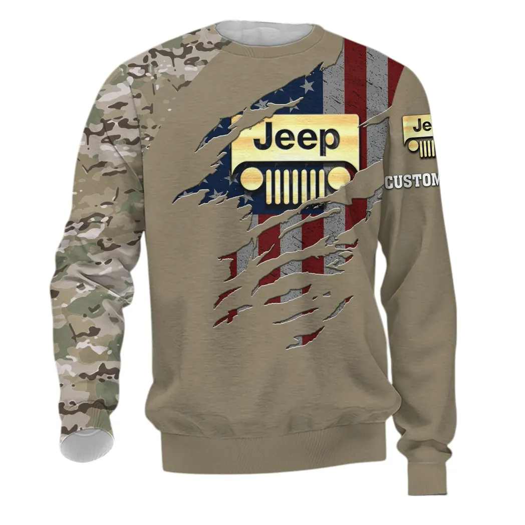 Jeep Wrangler Sweatshirt, Gift For Jeep Wrangler Lovers, Gift For Him, Husband, Boyfriend CAR46021725051-5