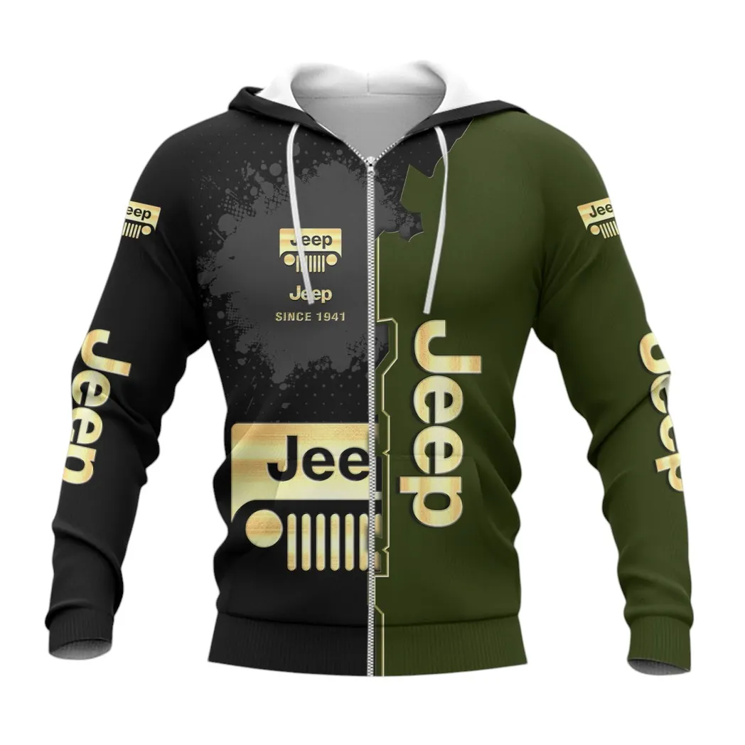 Jeep Zipper Hoodie, Gift For Jeep Lovers, Gift For Him, Husband, Boyfriend CAR44021725044-3