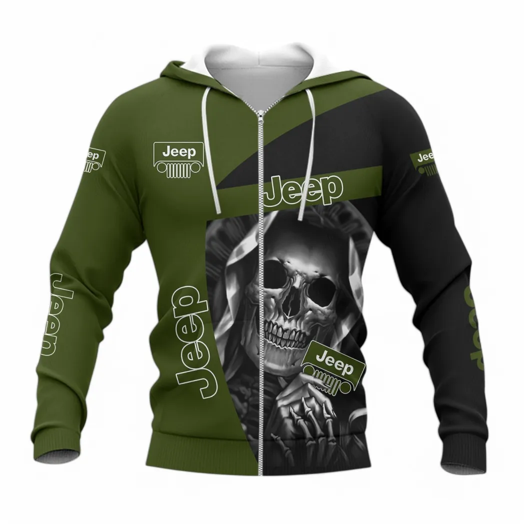 Jeep Zipper Hoodie, Gift For Jeep Lovers, Gift For Him, Husband, Boyfriend CAR6702212536