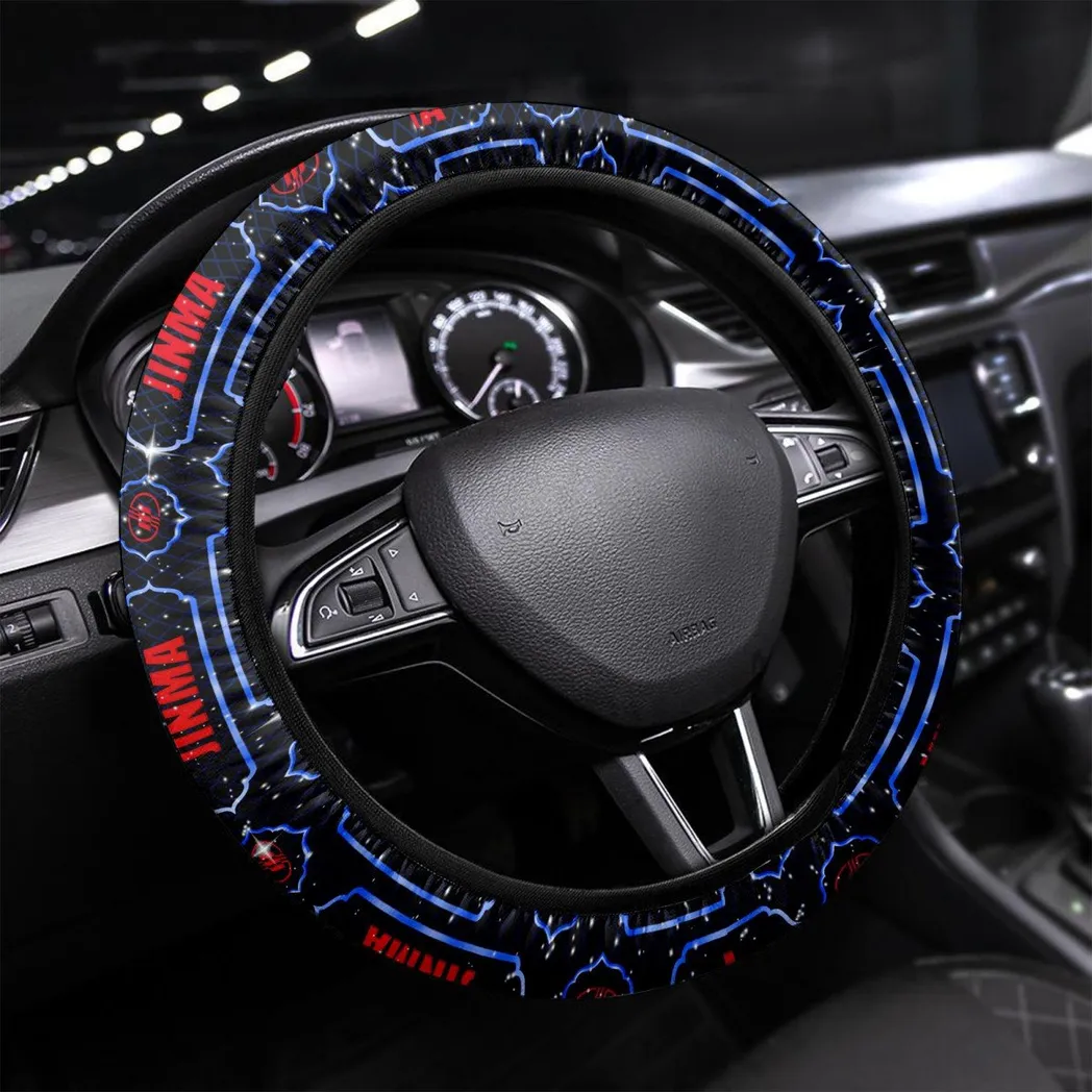 Jinma Steering Wheel Cover, Personalized Gifts For Him, Boyfriend, Husband - Blue CAR55021425353