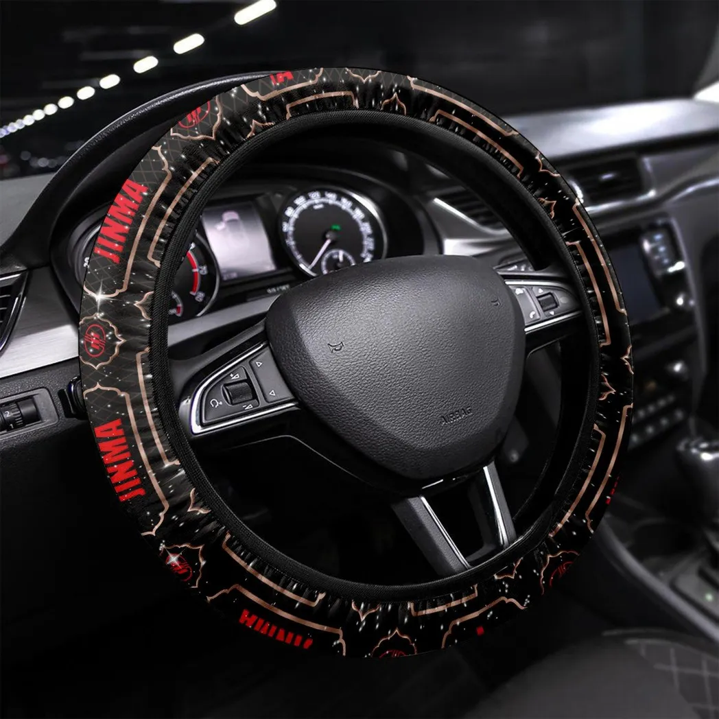Jinma Steering Wheel Cover, Personalized Gifts For Him, Boyfriend, Husband - Brown CAR55021425353