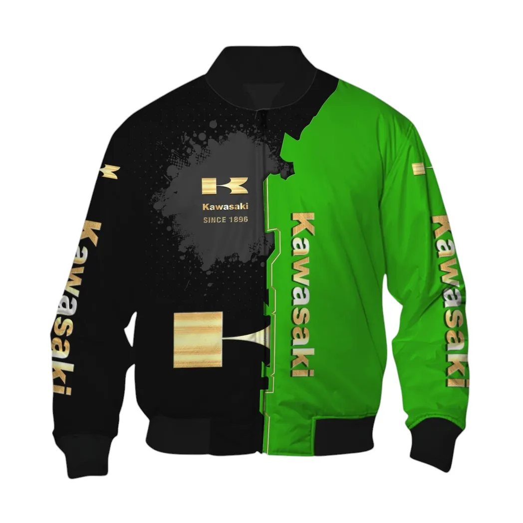 Kawasaki Bomber Jacket, Gift For Kawasaki Lovers, Gift For Him, Husband, Boyfriend CAR44021725046-6