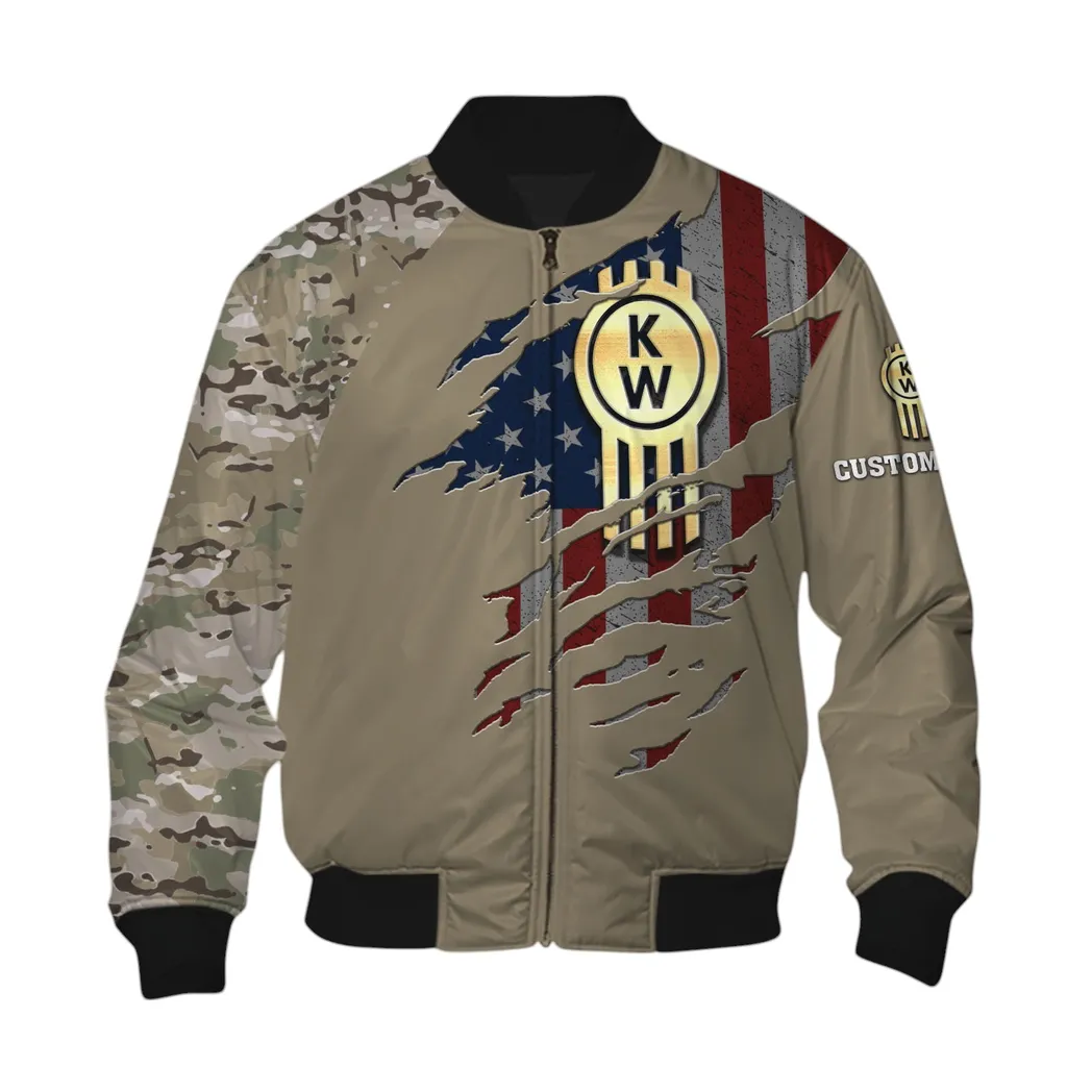 Kenworth Bomber Jacket, Gift For Kenworth Lovers, Gift For Him, Husband, Boyfriend CAR46021725053-6