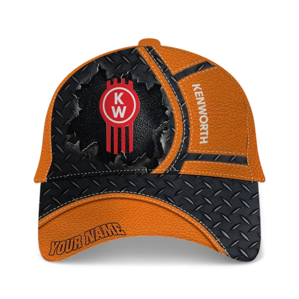 Kenworth Classic Cap, Gift For Kenworth Lovers, Gift For Him, Husband, Boyfriend - Orange CAR49021825038-5
