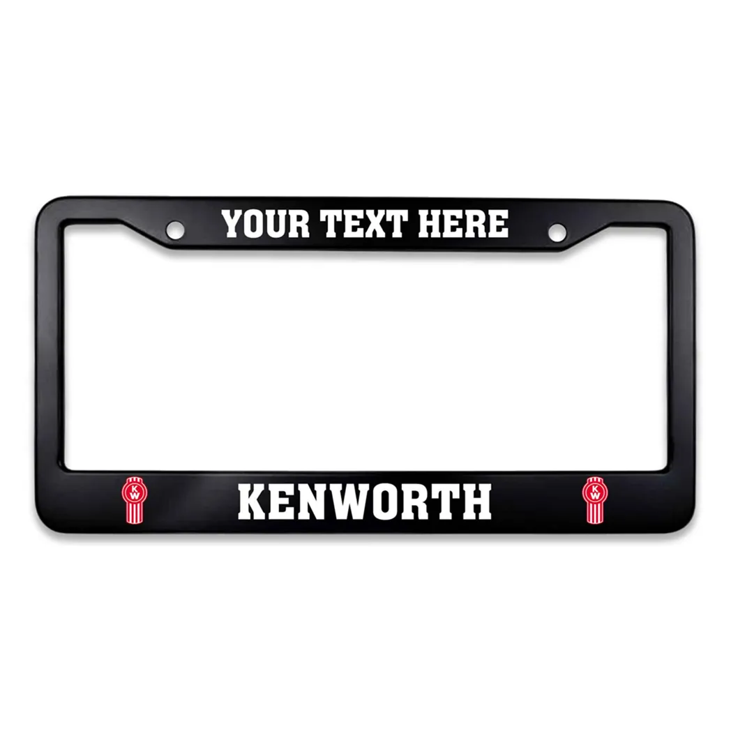 Kenworth License Plate Frame, Kenworth Accessory Gift For Car Lovers LPF01030425692 - Frame 02