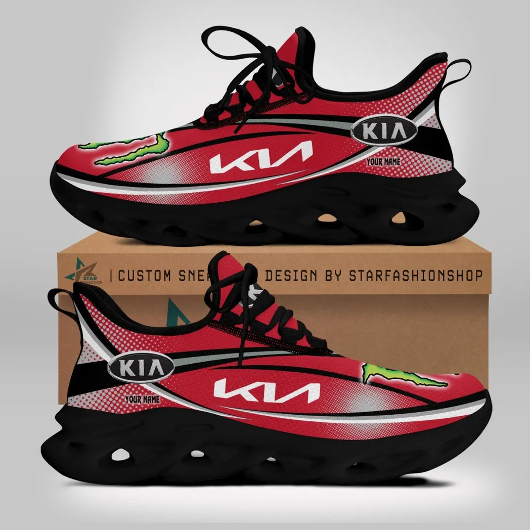 Kia Running Shoes, Gift For Kia Lovers, Gift For Him, Husband, Boyfriend CAR79022425075 - Black