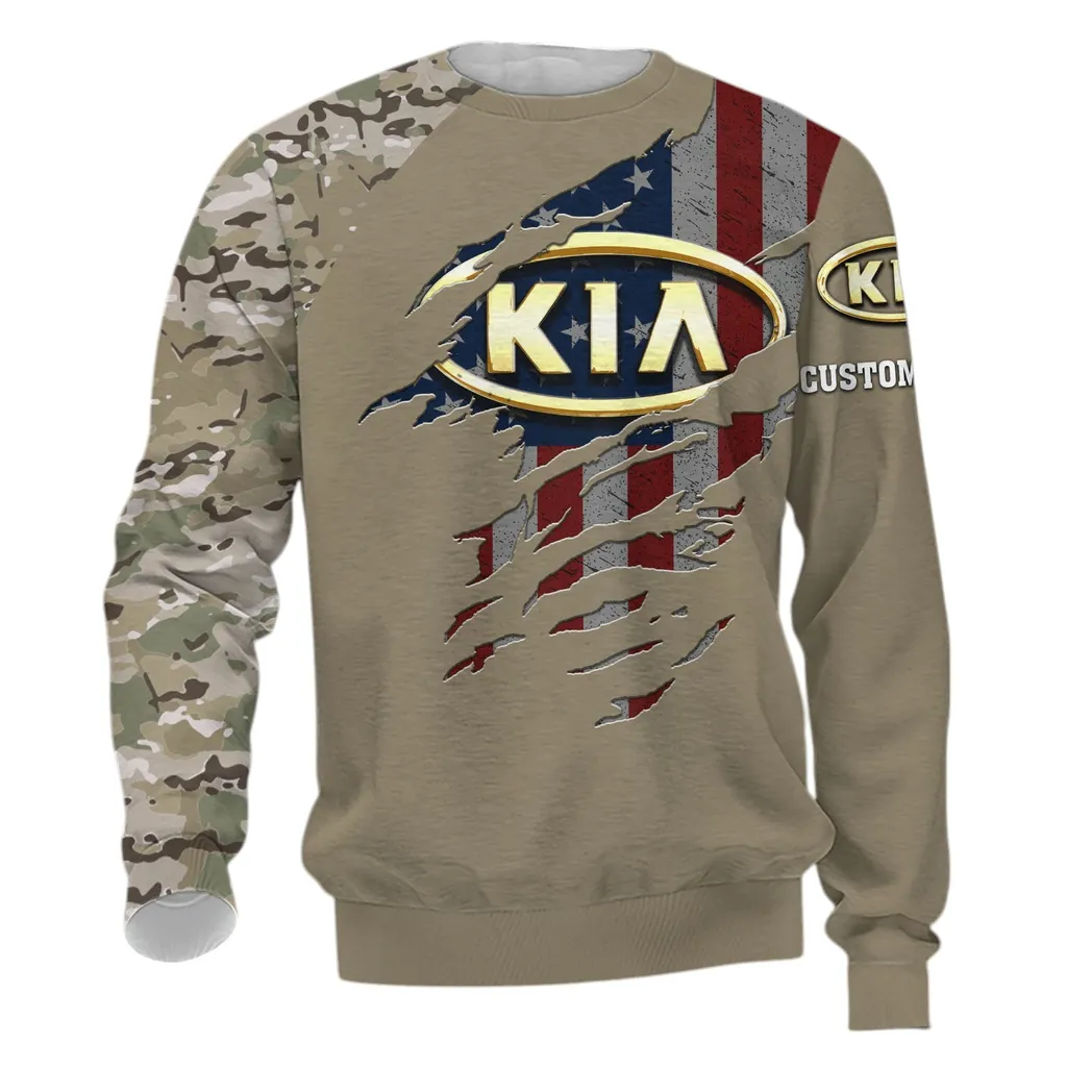 Kia Sweatshirt, Gift For Kia Lovers, Gift For Him, Husband, Boyfriend CAR46021725054-5