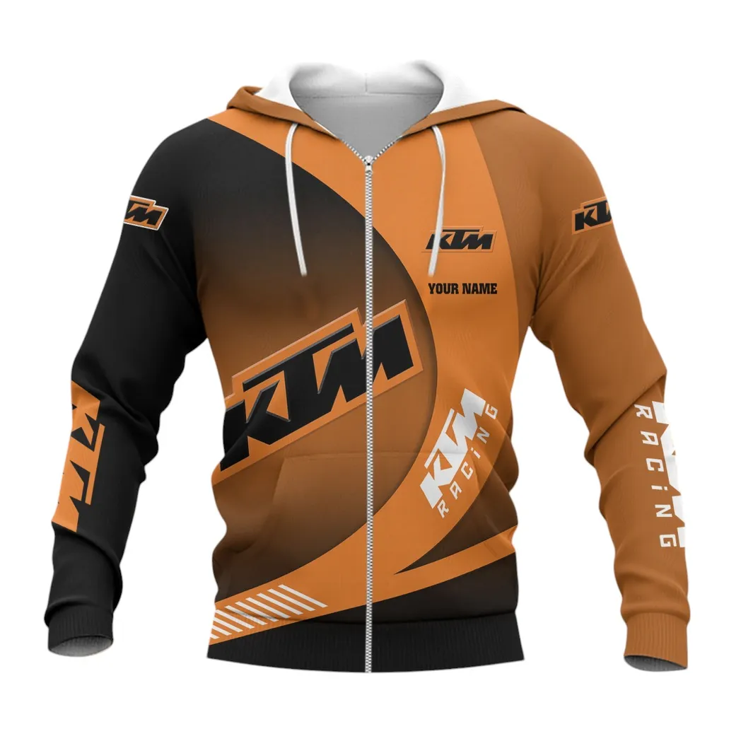 KTM Racing Zipper Hoodie, Gift For KTM Racing Lovers, Gift For Him, Husband, Boyfriend CAR7402222535