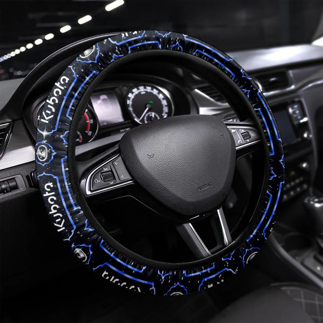 Kubota Steering Wheel Cover, Gift For Men, Him, Husband, Boyfriend - Blue CAR145021725359-1