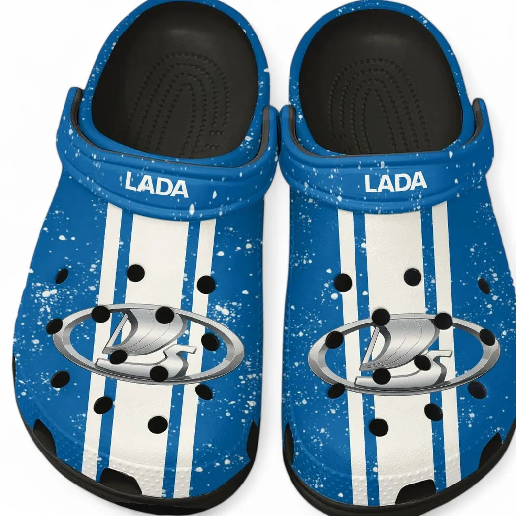 Lada Crocs, Gift For Lada Lovers, Gift For Him, Husband, Boyfriend CAR62022025048 - Black