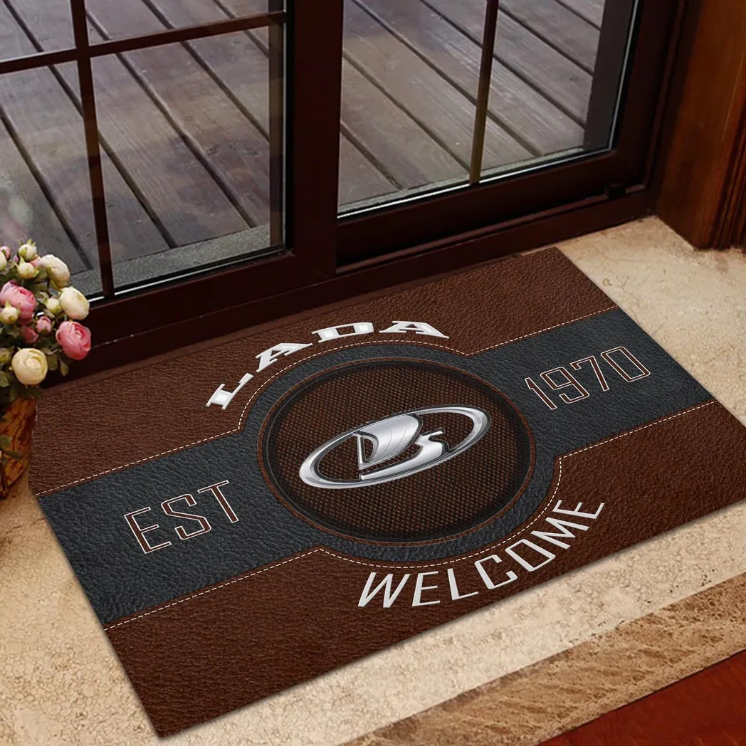 Lada Doormat, Gift For Lada Lovers, Gift For Him, Husband, Boyfriend CAR16902262533 - Brown
