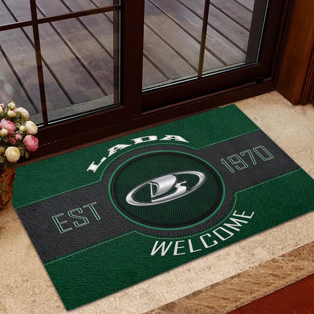 Lada Doormat, Gift For Lada Lovers, Gift For Him, Husband, Boyfriend CAR16902262533 - Green