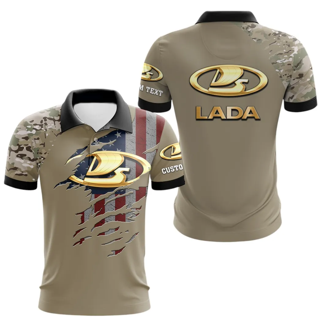 Lada Polo Shirt, Gift For Lada Lovers, Gift For Him, Husband, Boyfriend CAR46021725057-2