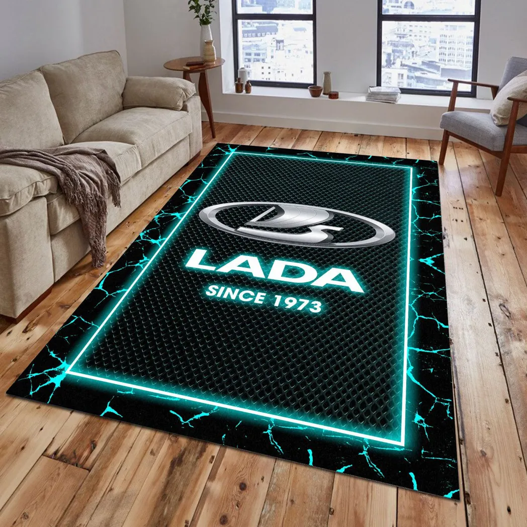 Lada Rug, Gift For Lada Lovers, Gift For Him, Husband, Boyfriend CAR5202192541 - Cyan
