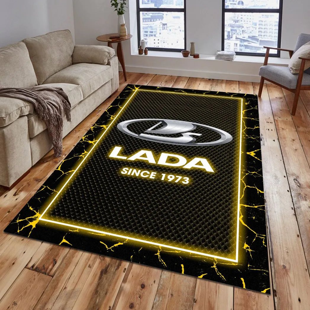 Lada Rug, Gift For Lada Lovers, Gift For Him, Husband, Boyfriend CAR5202192541 - Yellow