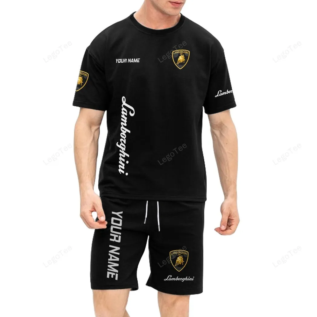 Lamborghini All Over Print T-Shirt Set, Gift For Lamborghini Lovers, Gift For Him, Husband, Boyfriend CAR136021125635