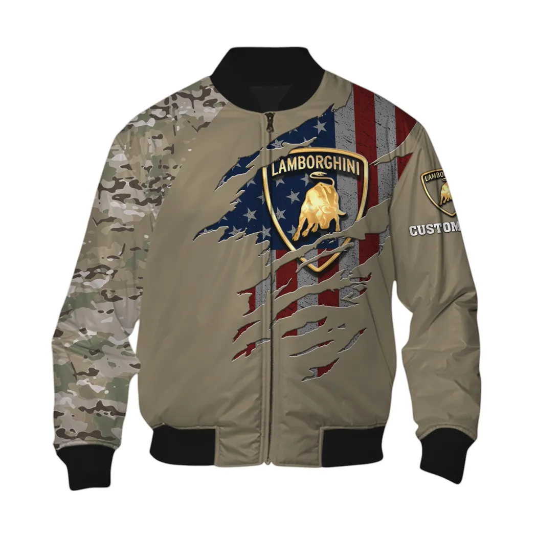 Lamborghini Bomber Jacket, Gift For Lamborghini Lovers, Gift For Him, Husband, Boyfriend CAR46021725058-6