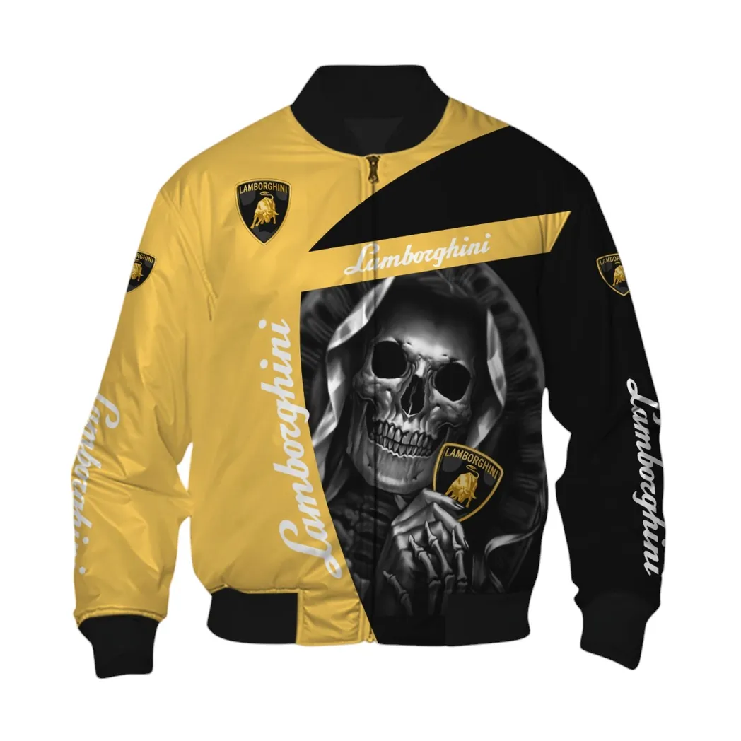 Lamborghini Bomber Jacket, Gift For Lamborghini Lovers, Gift For Him, Husband, Boyfriend CAR6702212538
