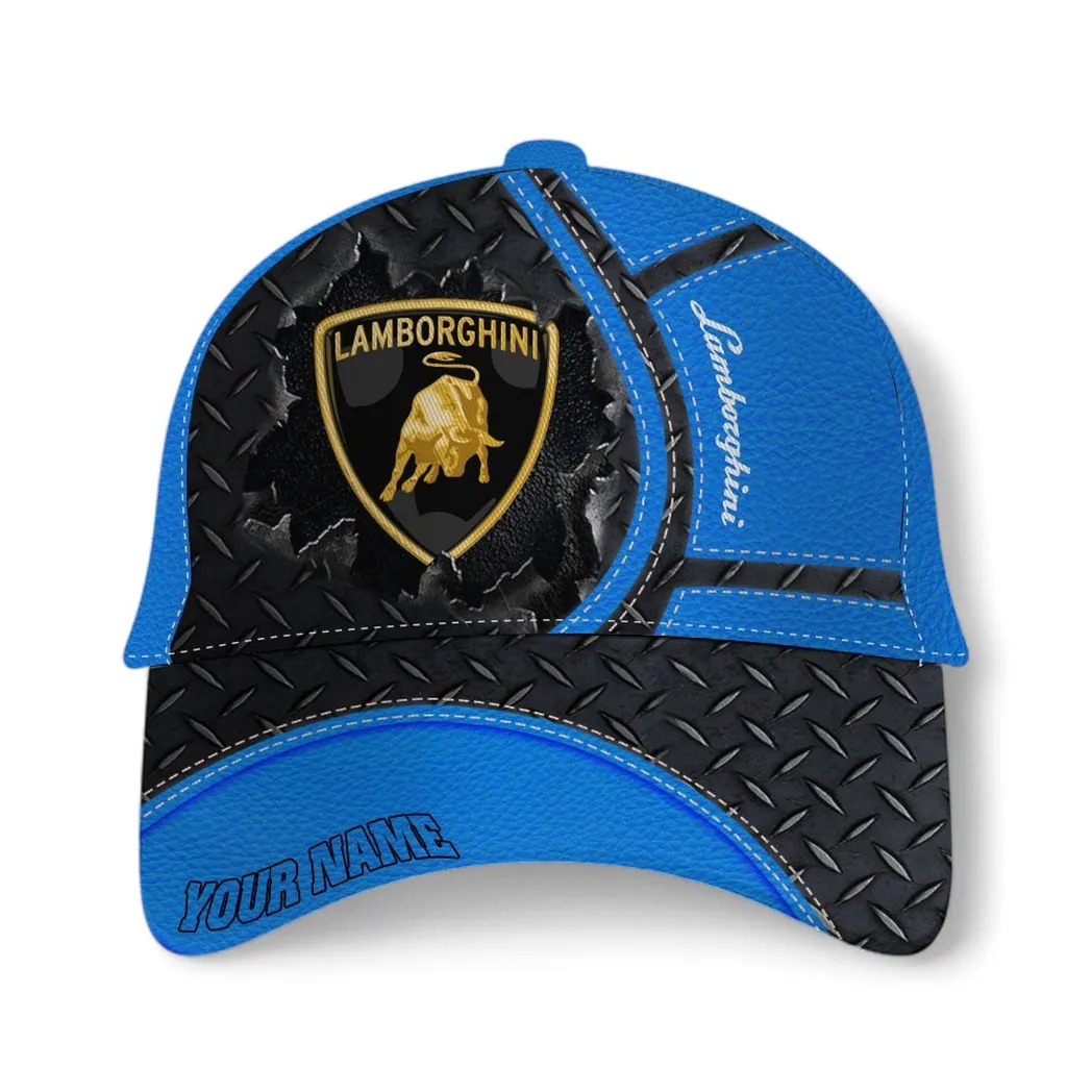 Lamborghini Classic Cap, Gift For Lamborghini Lovers, Gift For Him, Husband, Boyfriend - Blue CAR49021825040-1