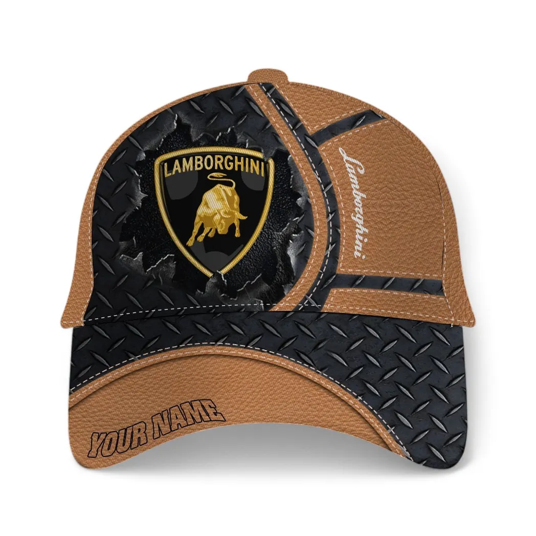Lamborghini Classic Cap, Gift For Lamborghini Lovers, Gift For Him, Husband, Boyfriend - Brown CAR49021825040-3