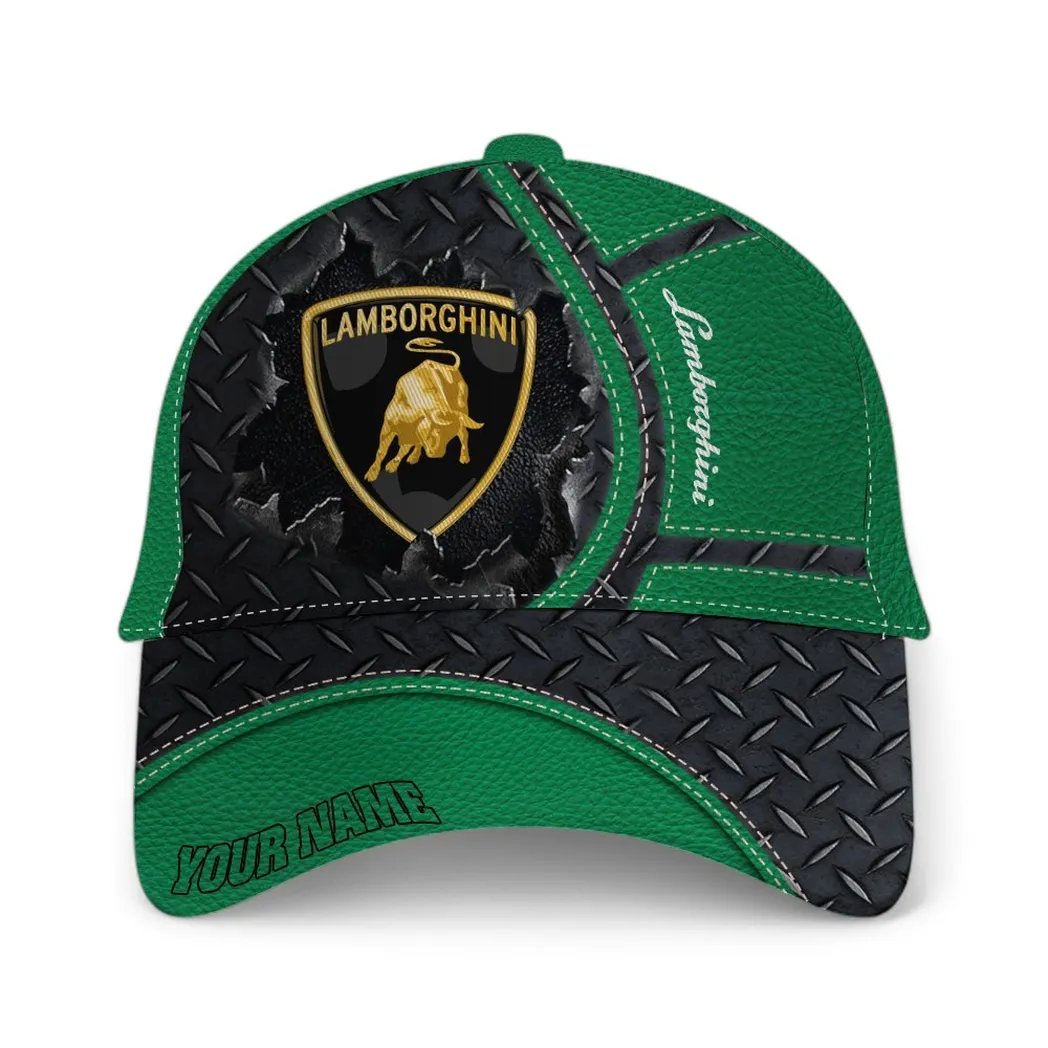 Lamborghini Classic Cap, Gift For Lamborghini Lovers, Gift For Him, Husband, Boyfriend - Green CAR49021825040-4