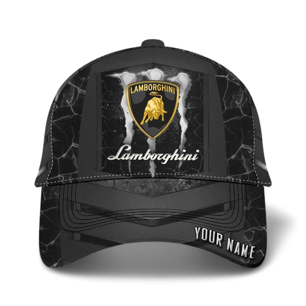 Lamborghini Classic Cap, Gift For Lamborghini Lovers, Gift For Him, Husband, Boyfriend CAR6502202521 - Grey