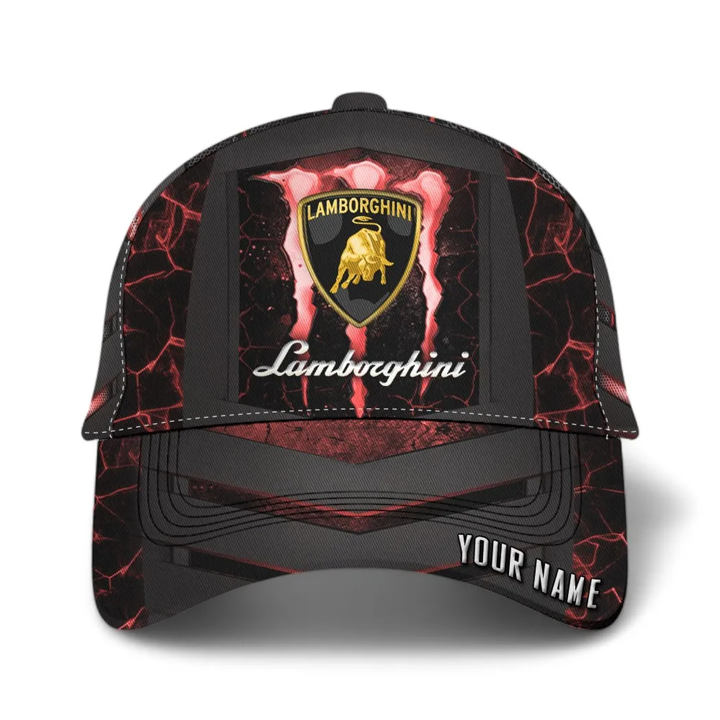 Lamborghini Classic Cap, Gift For Lamborghini Lovers, Gift For Him, Husband, Boyfriend CAR6502202521 - Red