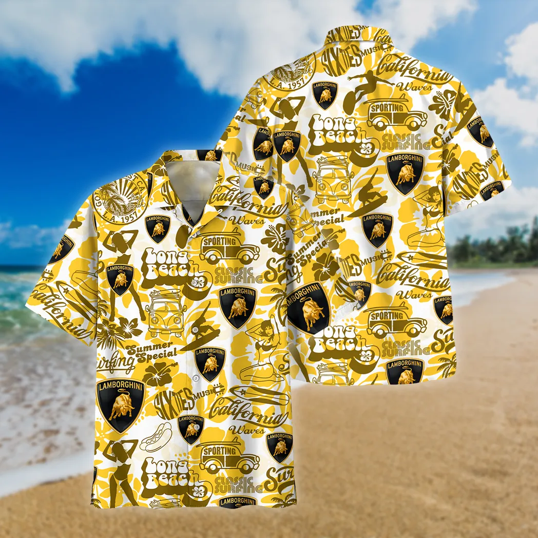 Lamborghini Hawaiian Shirt For Men, Gift For Lamborghini Lovers CAR201030725583