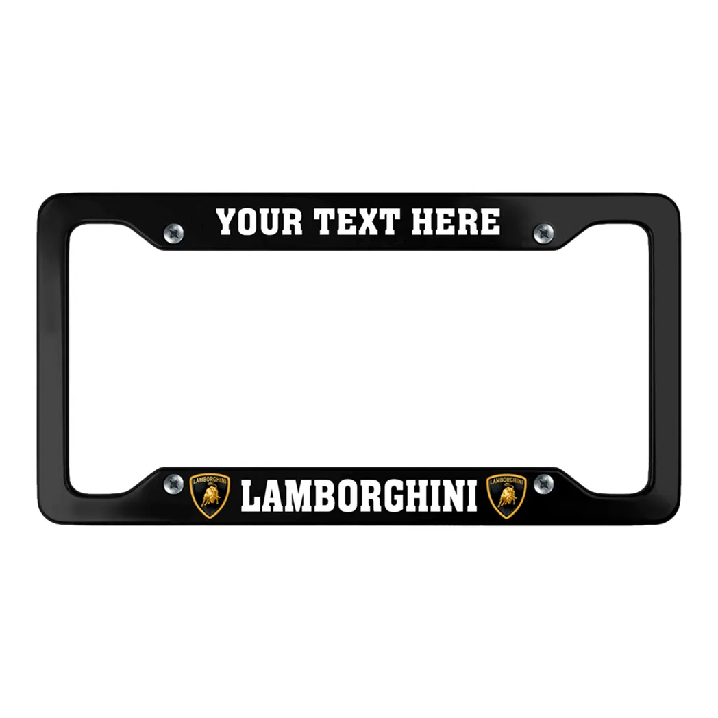 Lamborghini License Plate Frame, Lamborghini Accessory Gift For Car Lovers LPF01030425694 - Frame 01