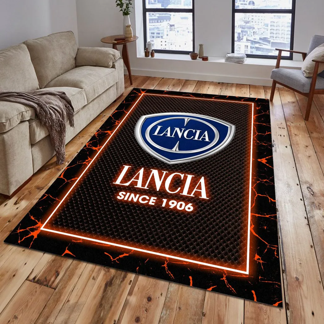 Lancia Rug, Gift For Lancia Lovers, Gift For Him, Husband, Boyfriend CAR5202192543 - Orange