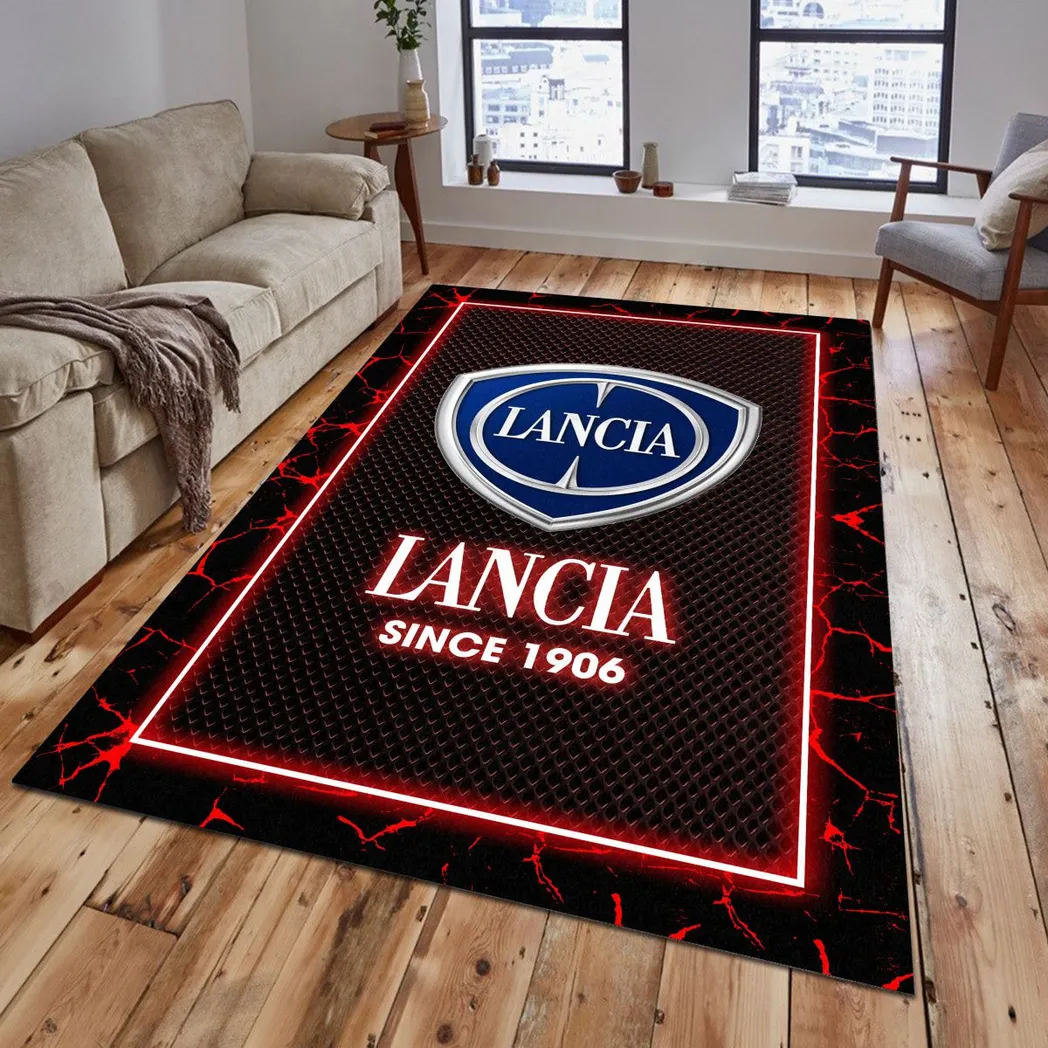 Lancia Rug, Gift For Lancia Lovers, Gift For Him, Husband, Boyfriend CAR5202192543 - Red
