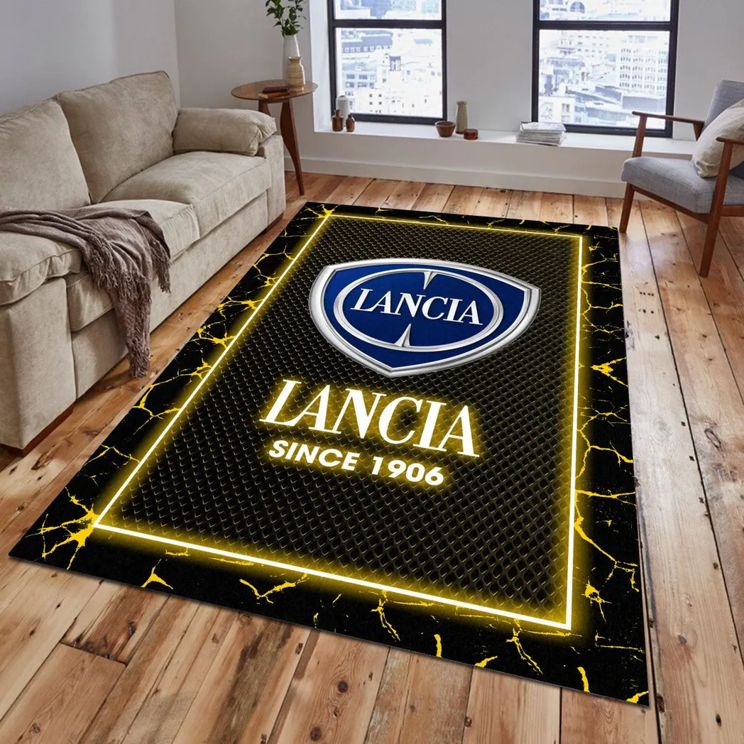 Lancia Rug, Gift For Lancia Lovers, Gift For Him, Husband, Boyfriend CAR5202192543 - Yellow