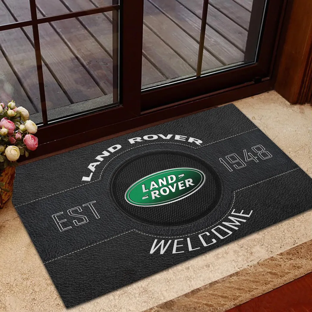 Land Rover Doormat, Gift For Land Rover Lovers, Gift For Him, Husband, Boyfriend CAR16902262535 - Black