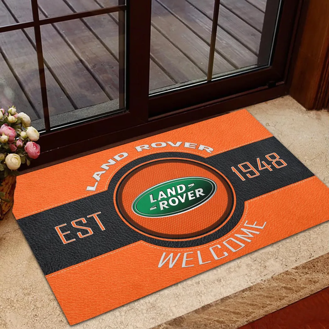 Land Rover Doormat, Gift For Land Rover Lovers, Gift For Him, Husband, Boyfriend CAR16902262535 - Orange