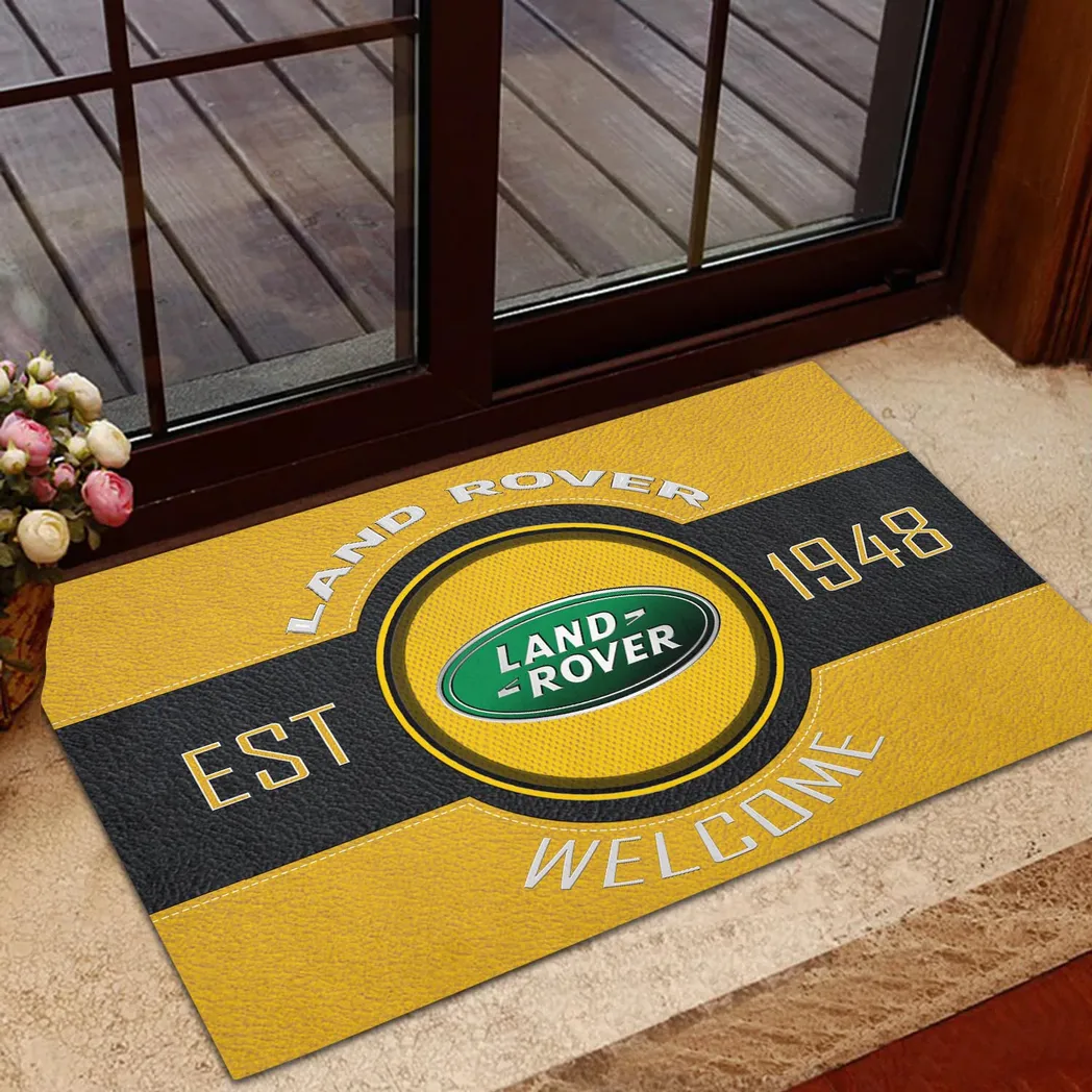 Land Rover Doormat, Gift For Land Rover Lovers, Gift For Him, Husband, Boyfriend CAR16902262535 - Yellow