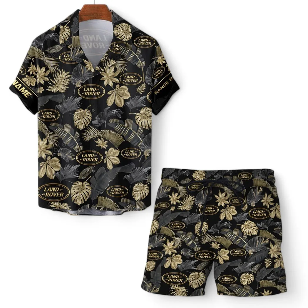 Land Rover Hawaiian Shirt Set For Men, Gift For Land Rover Lovers, Gift For Him, Husband, Boyfriend CAR139021125136-1