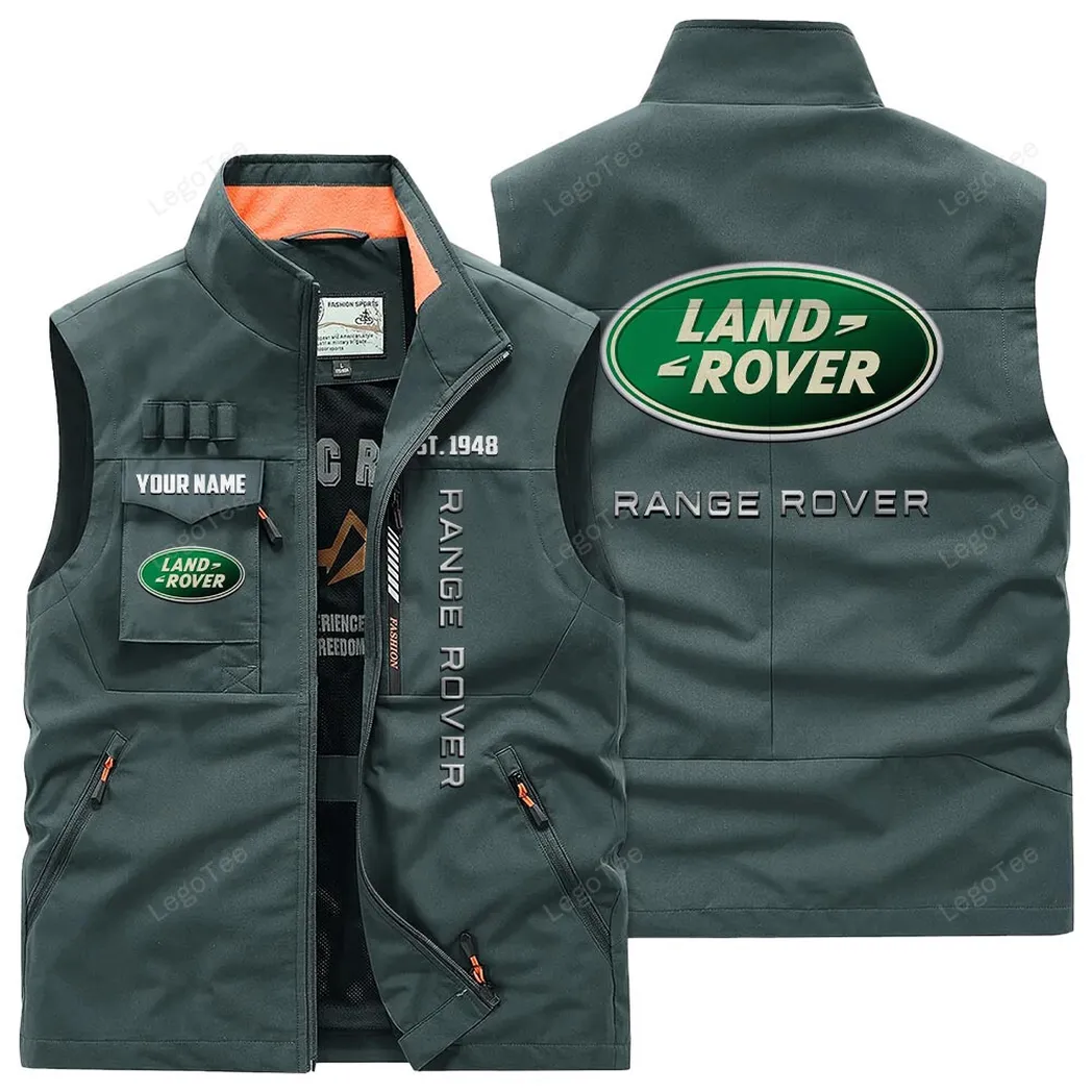Land Rover Outdoor Sleeveless Vest, Gift For Land Rover Lovers, Gift For Him, Husband, Boyfriend - Bean Green CAR132021325955-2