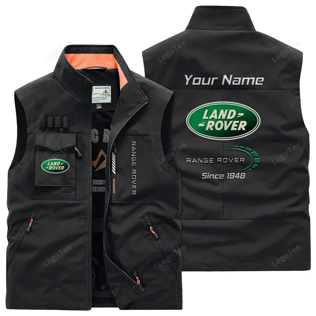 Land Rover Outdoor Sleeveless Vest, Gift For Land Rover Lovers, Gift For Him, Husband, Boyfriend - Black CAR131021325718-3